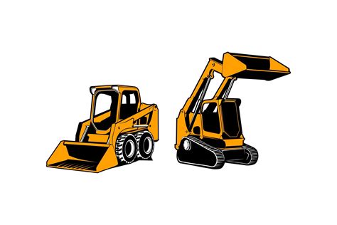 clipart bobcat skid steer|skid steer logo vector.